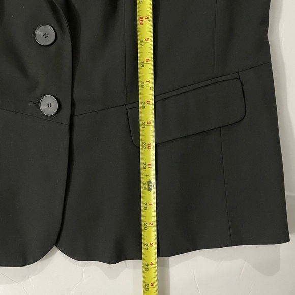 Sejour Plus 16W Black Blazer Two-Button Career Work Office Jacket - Picture 6 of 7